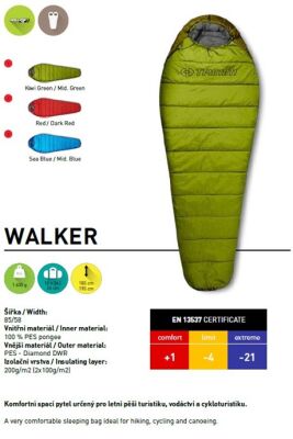 Trimm Walker -21'C Ultralight Uyku Tulumu - 195R, Kırmızı - 3