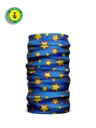 Tube Bandana Mavi Yıldızlı Bandana Boyunluk BKD421 - Tube Bandana
