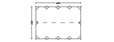 Wechsel Tarp Tente S 400x290cm Yeşil - 7