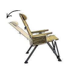 Windcamp Katlanır Kamp Sandalyesi Premium Bej 150kg Taşıma 5 Aşamalı - 2