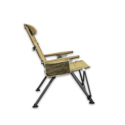 Windcamp Katlanır Kamp Sandalyesi Premium Bej 150kg Taşıma 5 Aşamalı - 5